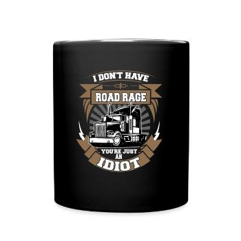 Truck Driver Trucker Truck Driver Driver - Full Colour Mug - black - Front