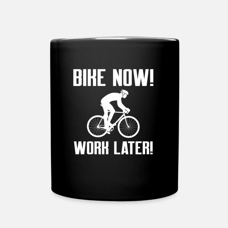 Vélo vélo de course VTT - Mug uni - noir