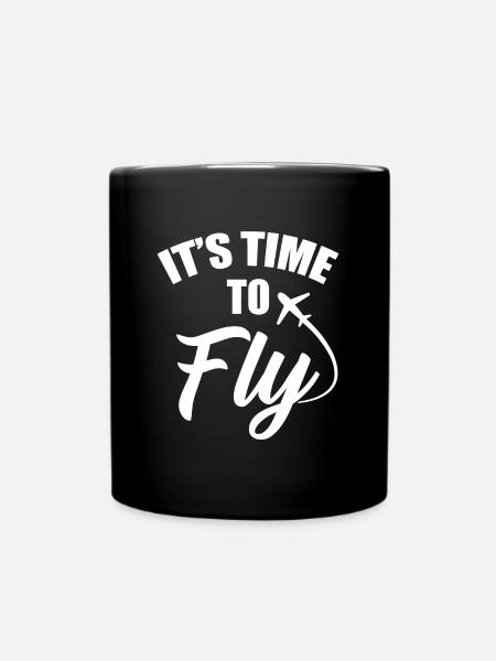 Travel - Full Colour Mug - black