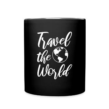 Travel - Tasse einfarbig - Schwarz - Vorne