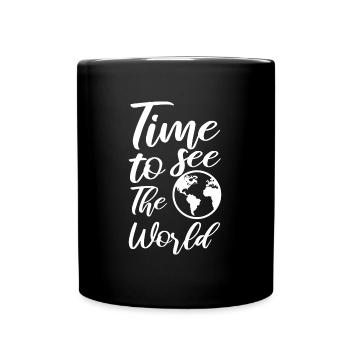 Travel - Tasse einfarbig - Schwarz - Vorne