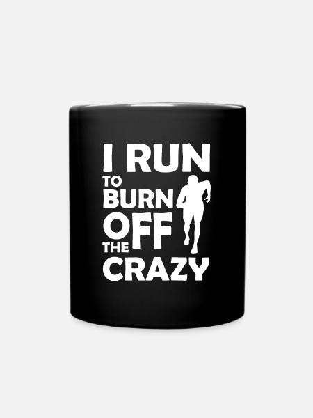 Running - Full Colour Mug - black