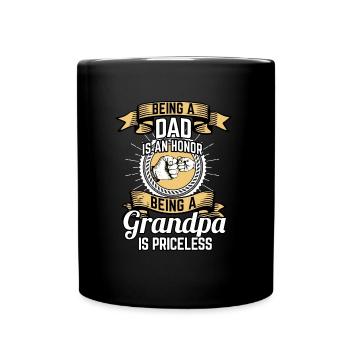 Grand-père Grand-père Papa Cadeau - Mug uni - noir - Devant