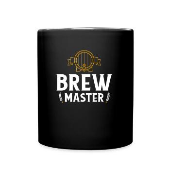 Brewmaster - beer, alcohol, brewer - Full Colour Mug - black - Front