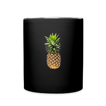 ananas - Mug uni - noir - Devant