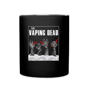 The vaping dead - Tasse einfarbig - Schwarz - Vorne