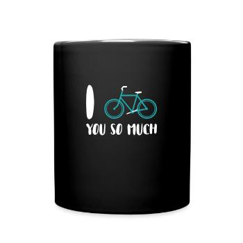 vélo - Mug uni - noir - Devant