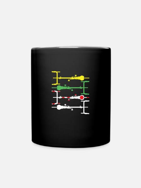 Fahrrad - Tasse einfarbig - Schwarz