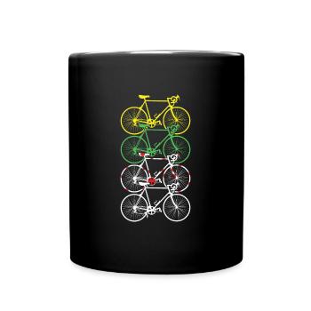 vélo - Mug uni - noir - Devant