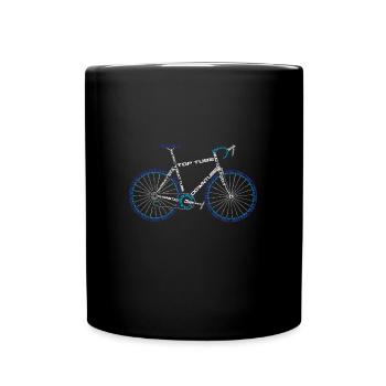 vélo - Mug uni - noir - Devant