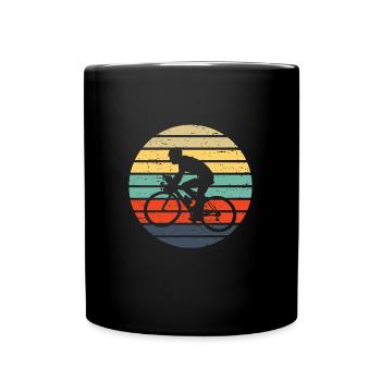vélo - Mug uni - noir - Devant