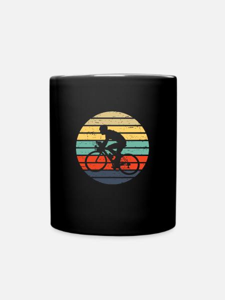 Fahrrad - Tasse einfarbig - Schwarz