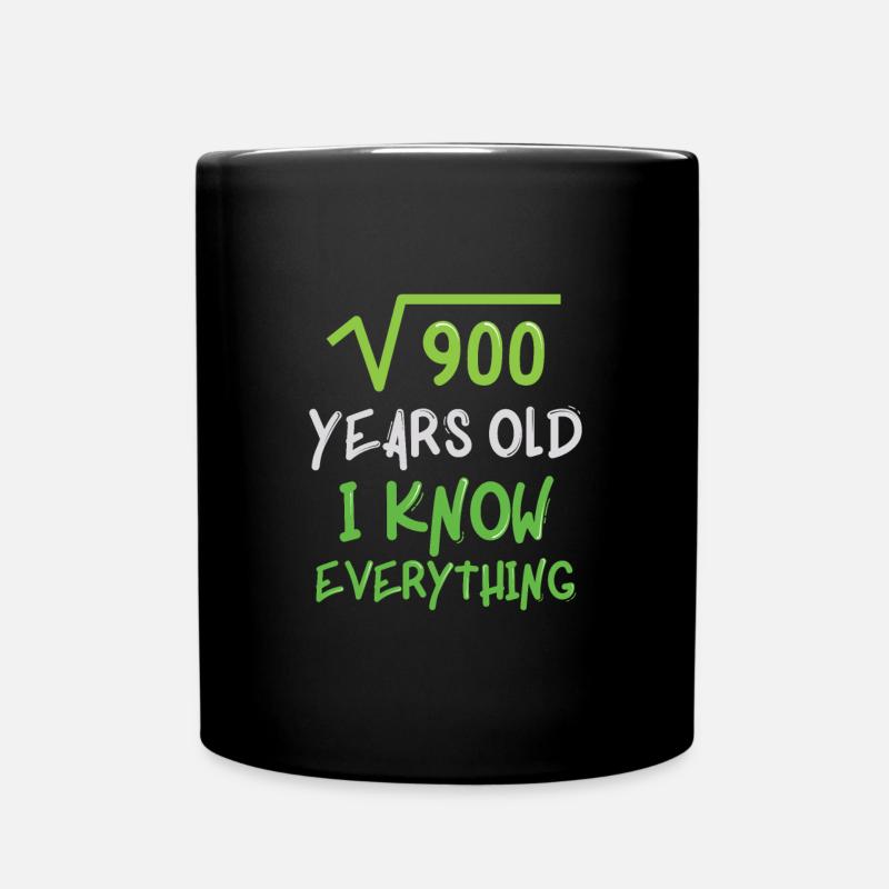 30th birthday - Full Colour Mug - black