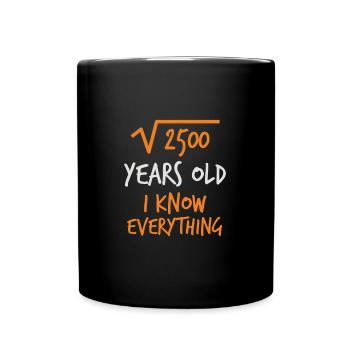 Birthday 50 years - Full Colour Mug - black - Front