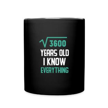 Birthday 60 years - Full Colour Mug - black - Front