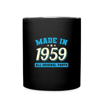 1959 year of birth - Full Colour Mug - black - Front