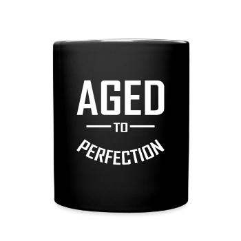 Geburtstag 50 Jahre - Tasse einfarbig - Schwarz - Vorne