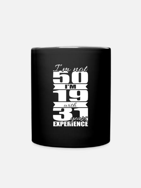 Anniversaire 50 ans - Mug uni - noir