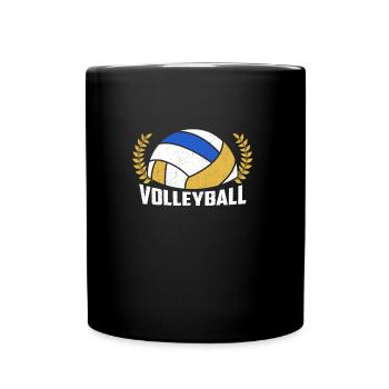 Volleyball sports - Full Colour Mug - black - Front