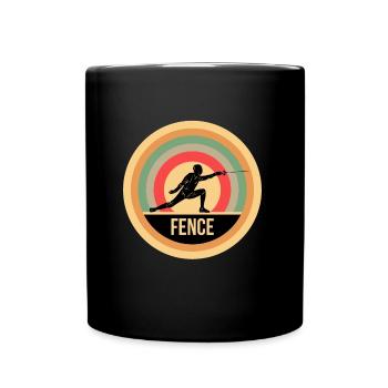 Escrime Escrimeuse Combat d’épée Sport de combat - Mug uni - noir - Devant