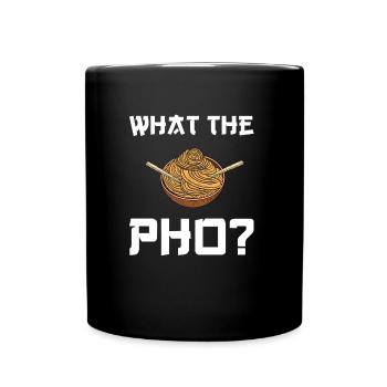 ce que le pho - Vietnam, soupe, soupe de nouilles - Mug uni - noir - Devant