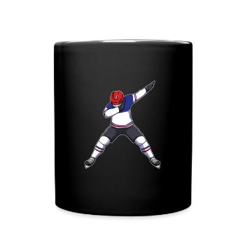 Eishockey - Tasse einfarbig - Schwarz - Vorne