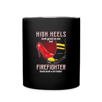 fire Department - Full Colour Mug - black - Front