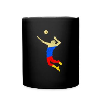 Joueur de volleyball de volleyball - Mug uni - noir - Devant