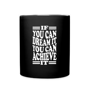 motivation - Mug uni - noir - Devant