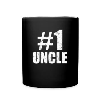 No 1 Uncle - Best Uncle No. 1 - Full Colour Mug - black - Front
