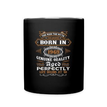 50ème anniversaire 1969 cinquante 50 ans génial - Mug uni - noir - Devant