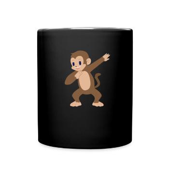 Dabbing Monkey Dab - Full Colour Mug - black - Front