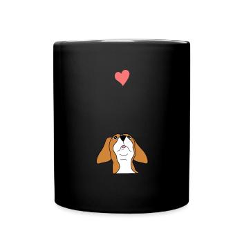Beagle Mama Lover Cadeau Fille - Mug uni - noir - Devant