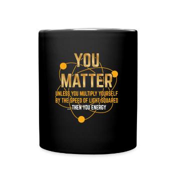 Physicien physique cadeau des proverbes drôles - Mug uni - noir - Devant