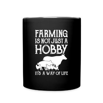 Farmer Farmer Farmer - Full Colour Mug - black - Front
