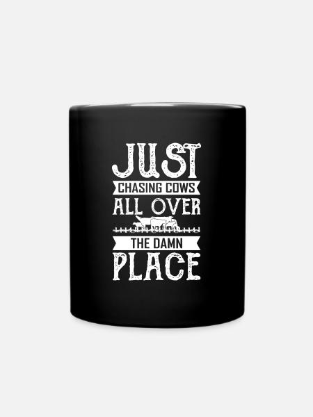 Farmer Farmer Farmer - Full Colour Mug - black