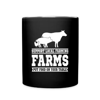 Farmer Farmer Farmer - Full Colour Mug - black - Front