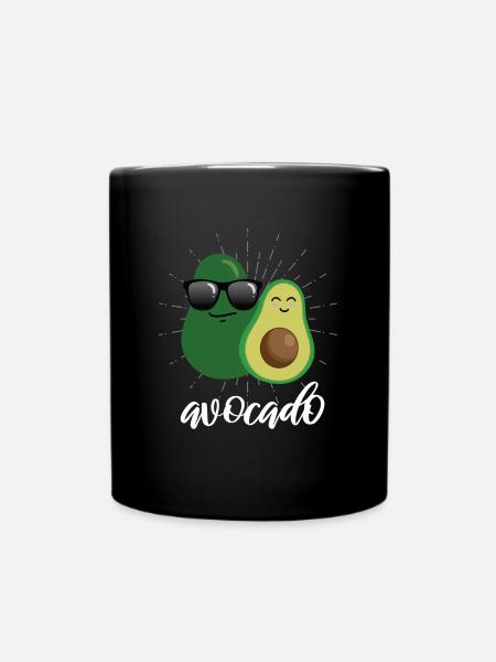 avocado - Full Colour Mug - black