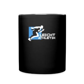 Leichtathletik - Turnen, Athletik, Athletisch - Tasse einfarbig - Schwarz - Vorne