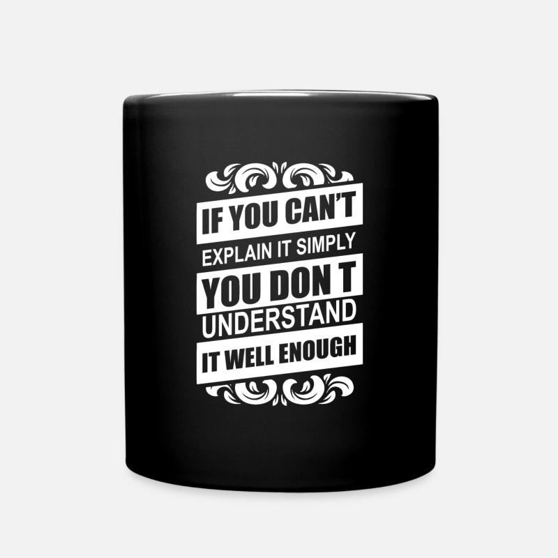 Wissenschaft - Tasse einfarbig - Schwarz