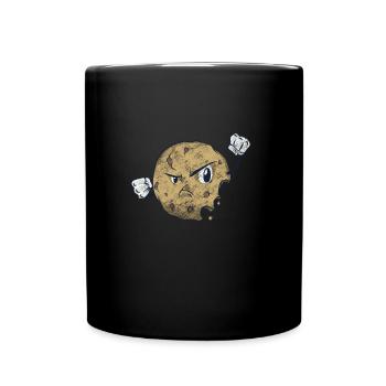 Mad biscuit - Full Colour Mug - black - Front