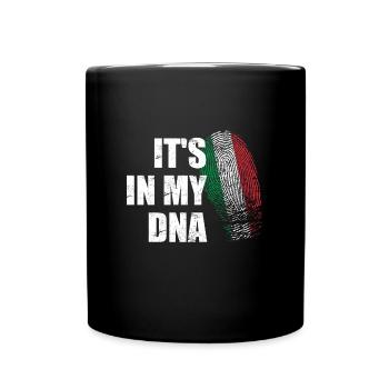 C'est dans mon ADN Italie - Je suis une fierté italienne - Mug uni - noir - Devant
