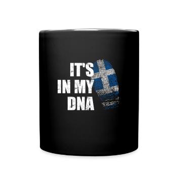 C'est dans mon ADN Grèce - fierté grecque - Mug uni - noir - Devant