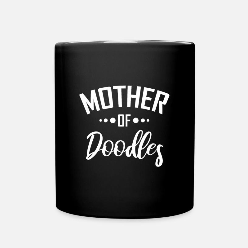 Doodle - Tasse einfarbig - Schwarz