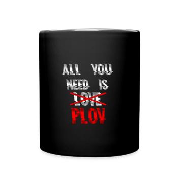 Lustig Russland Geschenk Idee Gopnik Cool Hot Hip - Tasse einfarbig - Schwarz - Vorne