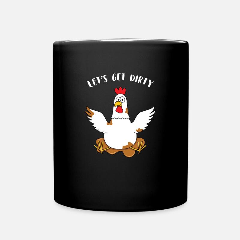 Poulet ferme - Mug uni - noir