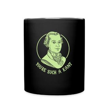 Vous cherchez un t-shirt Kant - Mug uni - noir - Devant