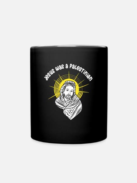 Tee-shirt Jésus était un Palestinien - Mug uni - noir
