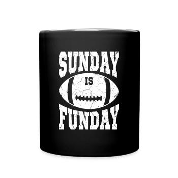Football - Full Colour Mug - black - Front