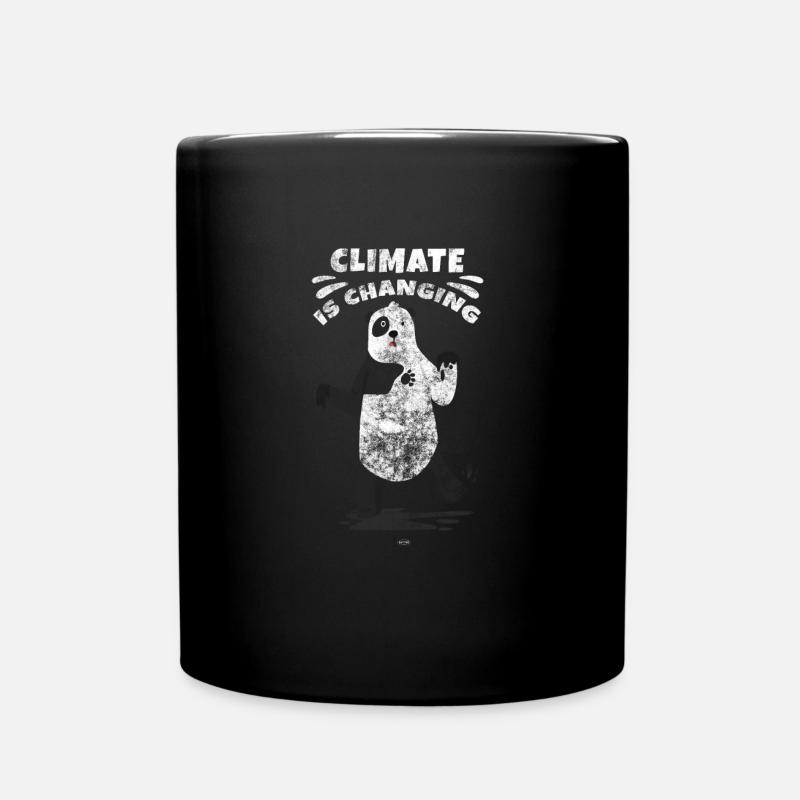 THERE IS NO PLANET B UMWELTSCHUTZ EISBÄR NORDPOL - Tasse einfarbig - Schwarz